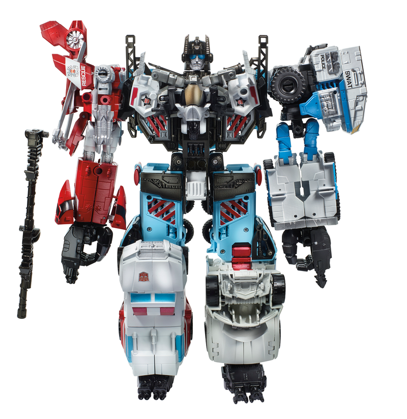 Illustration for article titled Transformer's Most Fearsome Combiner Team Finally Gets Its Due